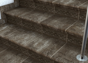 Комплект плинтусов для лестницы Bremen Dunkelbraun. SDS Keramik