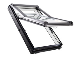 Окно с поднятой осью открывания Designo WDF R79 K WD AL (утеплённое) 